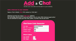 Desktop Screenshot of addachat.com